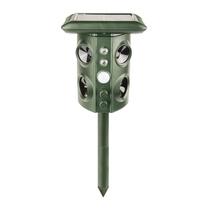 Repelente Solar Ultrassonico Sensor Infravermelho Proteçao Afasta Praga Roedores Insetos Cobra Frequencia Ajustavel Escorpiao Jardim Quintal