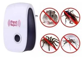 Repelente Ultra Sonico Mosquito Barata Ratos Aranhas Pulgas
