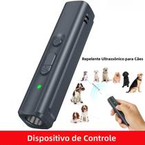 Repelente Ultrassônico De Cães Recarregável Por USB, Dispositivo Portátil Anti-Latido Com Indicador Repelente Ultrassônico De Cães Recarregável Por USB, Dispositivo Portátil Anti-Latido Com Indicador