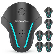 Repelente ultrassônico de controle de pragas CleanFlow 2025 Upgrade, pacote com 6