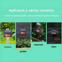 Repelente Ultrassônico De Pássaros Alimentado Por Energia Solar, Lâmpada LED À Prova d'Água IP66, Repelente Ultrassônico De Pássaros Alimentado Por Energia Solar, Lâmpada LED À Prova d'Água IP66,