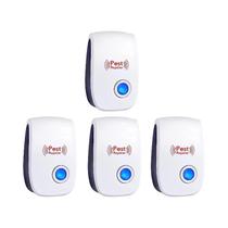 Repelente Ultrassônico De Pragas 2-8PCS Controle Elétrico De Mosquitos E Roedores Eliminador De