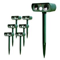 Repelente Ultrassônico Solar Kit 6 Uni Afasta Animais Bichos Pombos Ratos Gambas Roedores Protege Casa Quintal Jardim Repelente Ultrassônico Solar Kit 6 Uni Afasta Animais Bichos Pombos Ratos Gambas Roedores Protege Casa Quintal Jardim