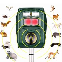 Repelente Ultrassônico Solar Para Animais Com Sensor PIR Para Controle De Pragas Em Jardins, Contra