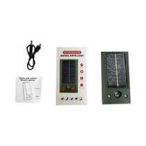 Repelente Ultrassônico Solar Para Ratos E Pássaros Com LED Vermelho E Branco Piscante Noturno