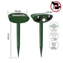 Repelente Ultrassônico Solar Recarregável Para Gatos E Cães, Impermeável, Para Jardim E Quintal Repelente Ultrassônico Solar Recarregável Para Gatos E Cães, Impermeável, Para Jardim E Quintal