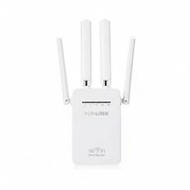 Repetidor 2.4 GHz 4 Antenas Wi-Fi Bivolt Alcance de 200 Metros com Design Compacto e Funcional