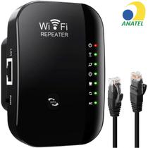 Repetidor De Sinal De Wifi Roteador Wireless Melhorar Sinal De Internet 2.4Ghz 300Mbps Knup KP-3005