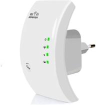 Repetidor De Sinal Wifi Amplificador Potente Sem Fio Turbo Cor Branco 1800mbps