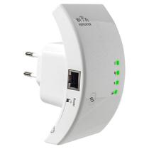 Repetidor de Sinal WiFi Wireless N 300Mbps Bivolt 2.4GHz com Porta RJ45 Repetidor de Sinal WiFi Wireless N 300Mbps Bivolt 2.4GHz com Porta RJ45