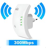 Repetidor de Sinal WiFi WirelessN 300Mbps Amplificador Expansor Bivolt com Botão WPS Repetidor de Sinal WiFi WirelessN 300Mbps Amplificador Expansor Bivolt com Botão WPS