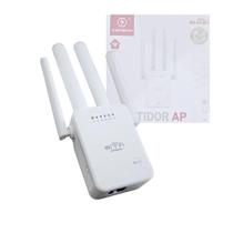 Repetidor de Sinal Wireless 2.4Ghz com 4 Antenas - Kapbom