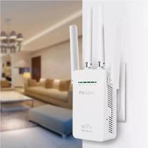 Repetidor de Sinal Wireless 300mbps Potente Para Computador e Celular Com Garantia