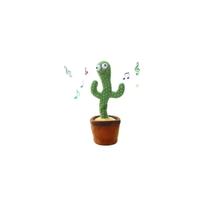 Repetidor de voz Plush Dancing Cactus Toy Music 34 cm