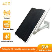 Repetidor De WiFi Solar 150Mbps IP66 À Prova d'Água 6W 4G Bateria De 10400mAh Para Computador Ou