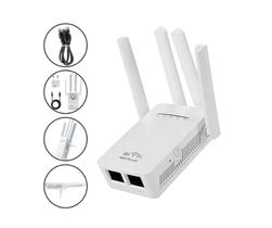 Repetidor Roteador Expansor de Sinal Wifi 2800m 4 Antenas