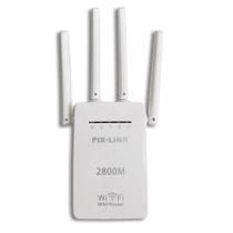 Repetidor Wi-Fi Mini Roteador Wireless 4 Antenas 2800M