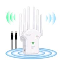 Repetidor Wifi 1200m 6 Antenas Roteador Amplificador De Sinal Modem 300MBPS