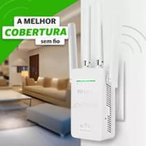 Repetidor Wifi 2800m 4 Antenas Amplificador De Sinal Modem 300Mbps