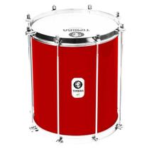 Repinique timbra 10x30cm vermelho c/aro cromado pele leitosa 8af