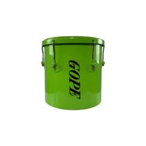 Repique de mão gope 30x11 verde store com pele cristal