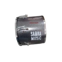 Repique de mao samba music madeira 30x12 pvc titanium spark
