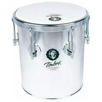 Repique De Mão Timbra 10pol. X 30cm Alumínio Cromado 8228