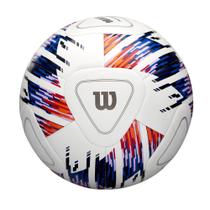 Réplica da bola de futebol Wilson NCAA Vivido tamanho 4 branca/laranja/roxa