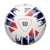Réplica da bola de futebol Wilson NCAA Vivido tamanho 5 branca/laranja/roxa