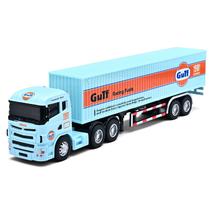 Réplica de caminhão de brinquedo modelo Scania Freight Container Alloy