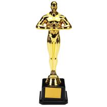 Réplica De Troféu Oscar Banhado a Ouro 18cm 21cm 26cm Estátua De Prêmios Em Miniatura De Plástico
