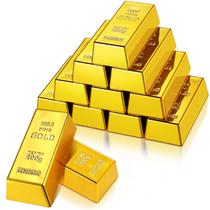 Réplica decorativa de barra de ouro falsa Golden Bullion x12 Hydren