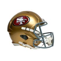 Réplica do capacete de futebol Riddell NFL San Francisco 49ers