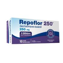 Repoflor 250mg Aaccharomyces Boulardii 10 Cápsulas - Hertz Repoflor 250mg Aaccharomyces Boulardii 10 Cápsulas - Hertz