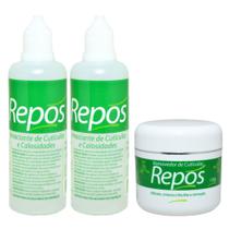 Repos 2 Amaciantes De Cutículas 120ml + 1 Cremes 120gr