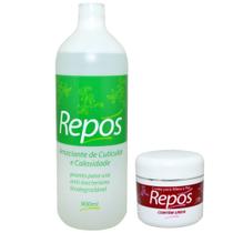 Repos Amaciante Cutículas Calosidades 900ml + Uréia 120gr