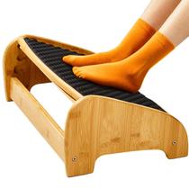 Reposapiés HUANUO de bambú ajustable con 4 alturas 28x17,5x17 cm Reposapiés HUANUO de bambú ajustable con 4 alturas 28x17,5x17 cm