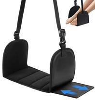 Reposapiés para aviones MATT SAGA con espuma viscoelástica - Negro Reposapiés para aviones MATT SAGA con espuma viscoelástica - Negro