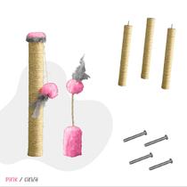 Reposição Kit de Postes Arranhador Gato Sisal e Brinquedo - Miupet