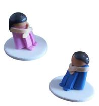 Representante Abuso - Casal - Bonecos para Constelação Familiar na água