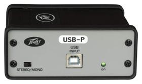 Reprodução USB Peavey USB-P com isolamento de transformador Reprodução USB Peavey USB-P com isolamento de transformador
