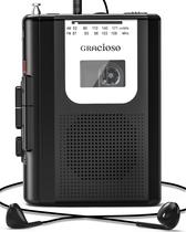 Reproductor de Casetes Portátil con Radio AM/FM y Grabadora