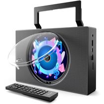 Reproductor de CD portátil ROADOM Boombox Bluetooth con batería de 4000mAh