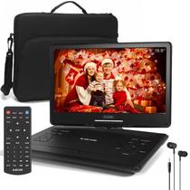Reproductor de DVD portátil PJGCWB con pantalla giratoria de 16.9" y 14.1"