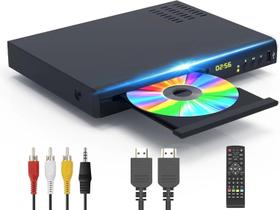 Reprodutor Blu-ray Full HD 1080p Sem Região HDMI USB