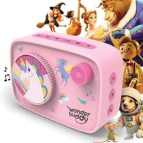 Reprodutor de áudio WonderBuddy Kids W11 Unicorn com mais de 500 histórias 3+