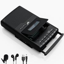 Reprodutor de Cassete Mersoco com Gravador USB, Microfone e Alto-falante Reprodutor de Cassete Mersoco com Gravador USB, Microfone e Alto-falante