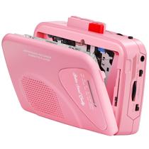 Reprodutor de Cassete Mersoco Rádio AM/FM Portátil Rosa