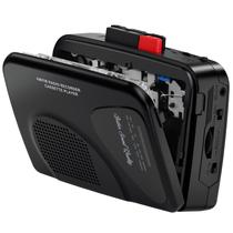 Reprodutor de cassetes Mersoco Gravador de rádio AM/FM portátil