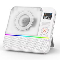 Reprodutor de CD HOVOYNN Bluetooth Recarregável com Luz RGB e USB